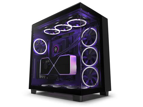 NZXT H9 Elite - All Black - CM-H91EB-01 - Premium Dual-Chamber - Mid ...