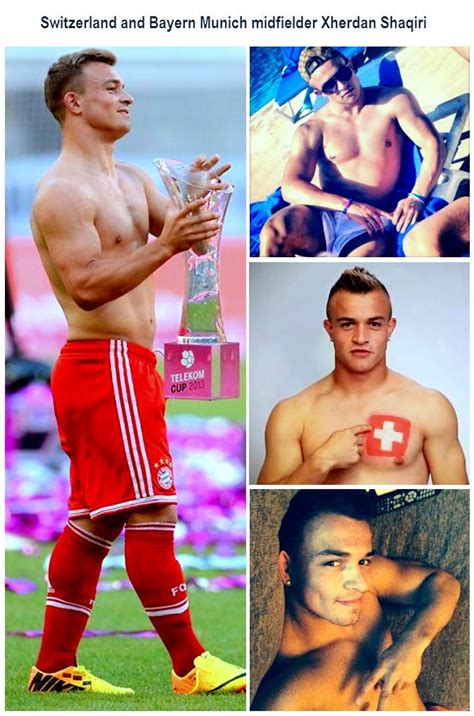 Switzerland and Bayern Munich midfielder Xherdan Shaqiri. 2014 FIFA ...