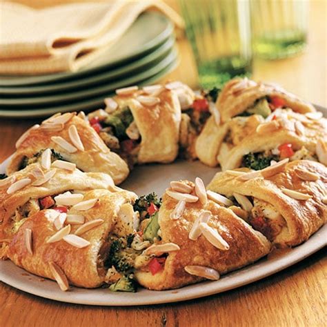 Chicken And Broccoli Ring Recipe Pampered Chef - Broccoli Walls