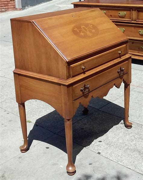 UHURU FURNITURE & COLLECTIBLES: SOLD #1626 Stunning Secretary Desk - $195