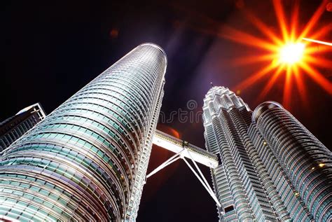 KLCC Night Scene stock photo. Image of landmark, klcc - 172308796