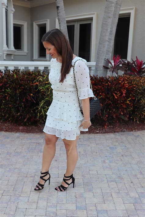 Black and White Dots On Dots Dress | Sparkles and Shoes