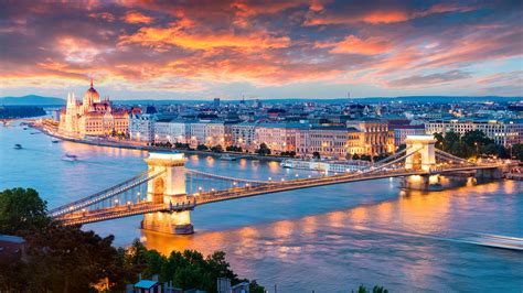 Chain Bridge, Budapest, Hungary, Europe, Danube, 8k - Széchenyi Chain Bridge - 728x410 ...