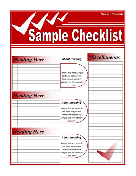 50+ Printable To Do List & Checklist Templates (Excel + Word)