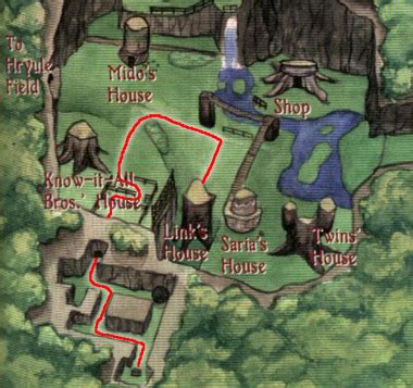 Image - Kokiri Forest Map.png | Zeldapedia | Fandom powered by Wikia