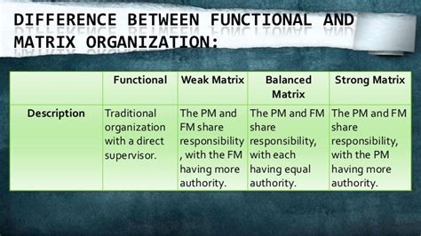 functional and matrix organization