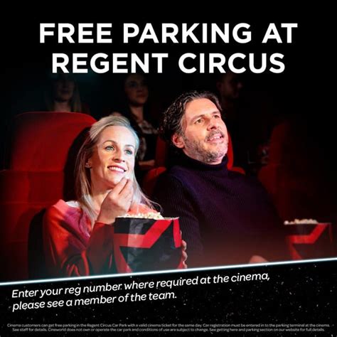 Free parking with Cineworld - Regent Circus