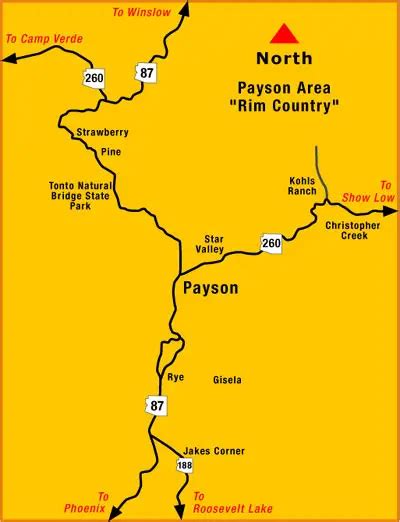 Payson Az Map | Gadgets 2018