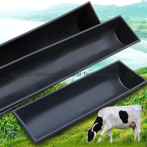 Livestock Farm Durable Thicken Plastic Cattle Feed Water Troughs Goat ...