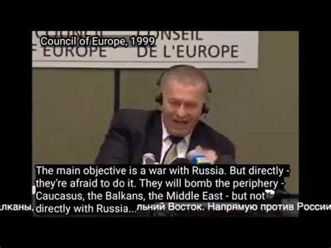 Zhirinovsky Speech Council of Europe in 1999 - very interesting and ...