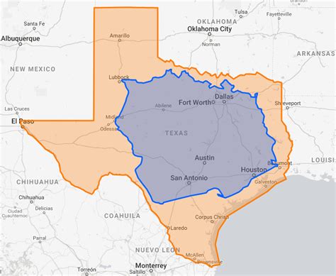 You can fit the entirety of Poland into Texas and still be able to ...