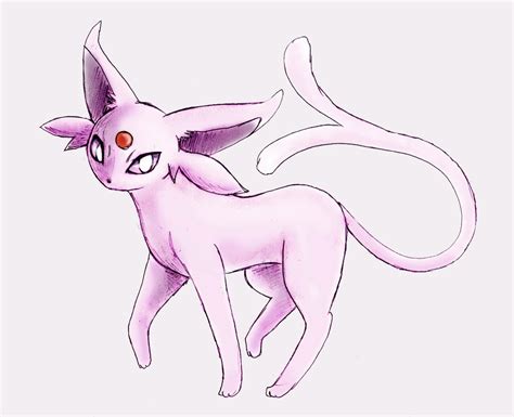 Espeon by shiroiwolf on DeviantArt