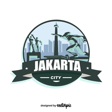 jakarta_city_logo_custom_design_free_vector | VECTORPIC