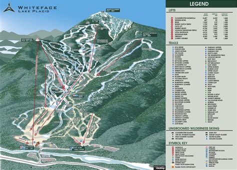 Whiteface Mountain Resort Trail Map