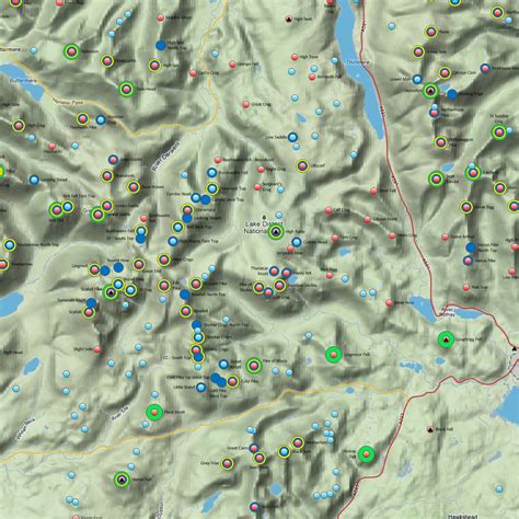 Lake District Fells Map – Lonewalker