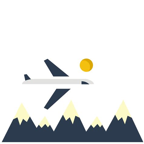 Airplane Flat design Illustration - Vector flat plane element png ...