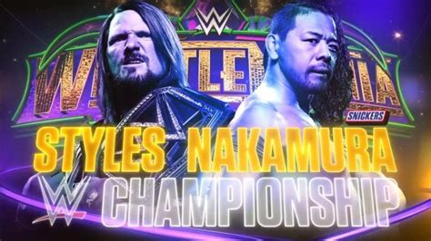 Aj Styles vs Shinsuke Nakamura (Full Match) - TokyVideo