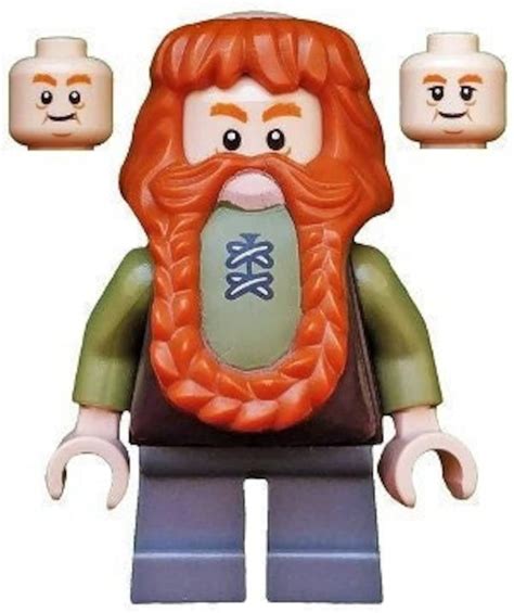 Lego MINIFIGURE Hobbit Lord of the Rings Bombur the Dwarf - Etsy