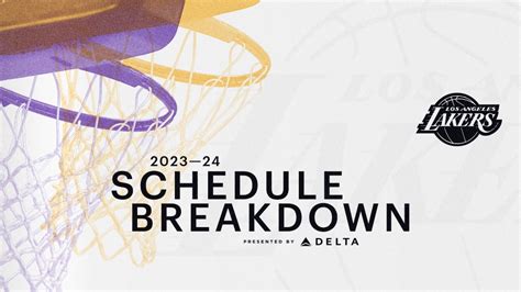 Lakers 2023-24 Schedule Breakdown | NBA.com