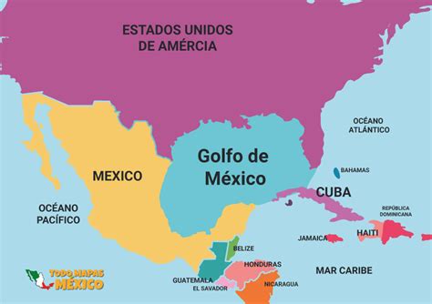 Mapa Golfo de México | Todo Mapas México