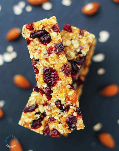 Easy No-Bake Fruit & Nut Granola Bar | Recipe | Granola bar recipe healthy, Healthy granola bars ...