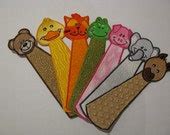 Items similar to ITH (In The Hoop) Animal Bookmarks - 5x7 (180x130) Perfect for the Kids - Quick ...