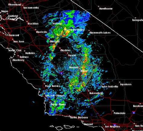 Interactive Hail Maps - Hail Map for Visalia, CA