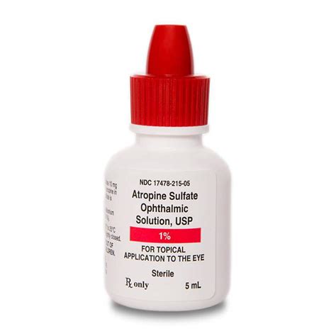 Atropine Sulfate Opthalmic Solution, USP 1%