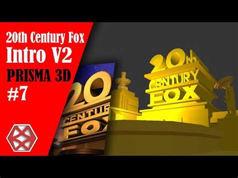 20TH CENTURY FOX INTRO V2 ( PRISMA 3D ) / TIMELAPSE - YouTube