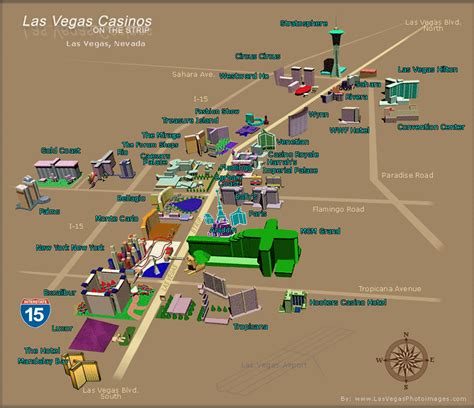 Las Vegas NV Tourist Map - Las Vegas • mappery