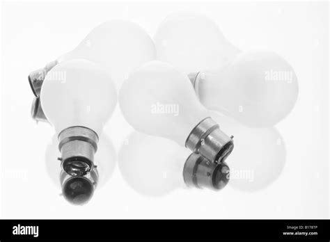 Light Bulbs with Reflections Stock Photo - Alamy