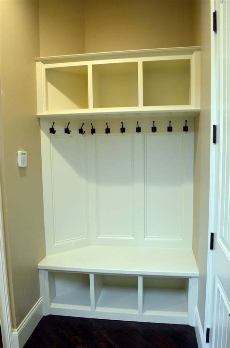 built-in-mud-room-bench-cubbies | Custom Homes by Tompkins Homes and ...