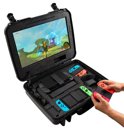 Nintendo Switch Portable Gaming Station with Built-in Monitor - Case ...