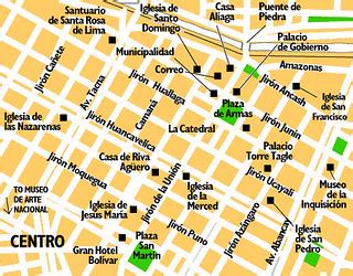 Map of downtown Lima, Peru. | Douglas Fernandes | Flickr