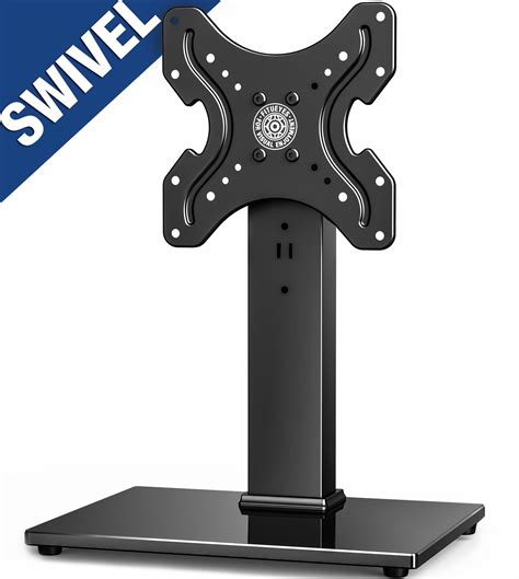 FITUEYES Universal TV Stand Tabletop TV Base with Swivel Mount for 19 ...