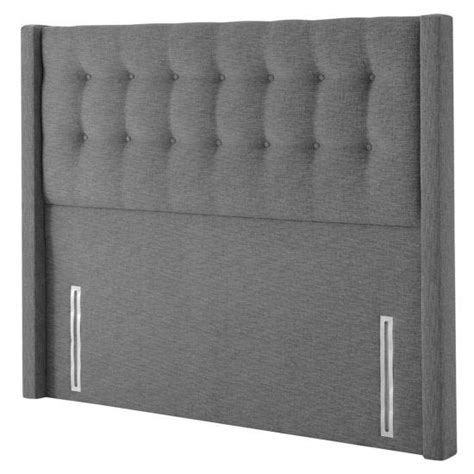 Silentnight Bloomsbury Grey Headboard - Super King | Robert Dyas