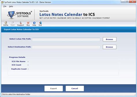 Convert & Export Lotus Notes Calendar to iCalendar (ICS)