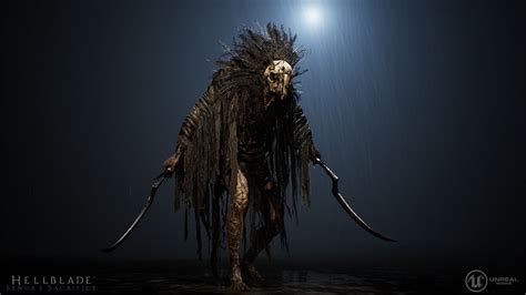 ArtStation - 'Valravn' from Hellblade: Senua's Sacrifice, Jeff Goslan | Senuas sacrifice, Modern ...