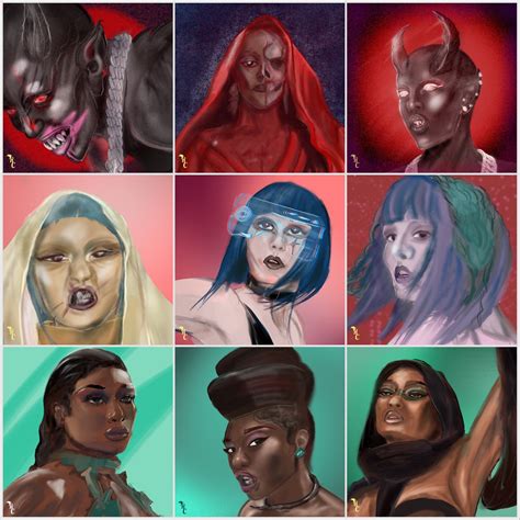 ArtStation - Music Fan Art Stylized portraits