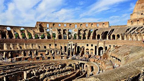 Gladiators Fighting In The Colosseum