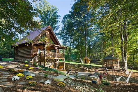 roger wade studio architectural photography of small cabin, fire pit ...