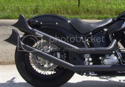 Freedom upswept Exhaust on Softail Slim - Harley Davidson Forums