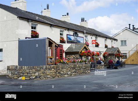 The Wilson Arms public house, Torver, West Cumbria, England, UK Stock Photo - Alamy