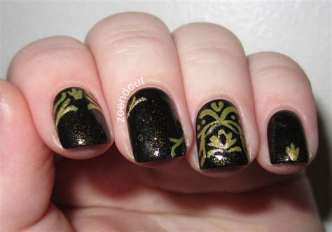 Zoendout Nails: Baroque Print