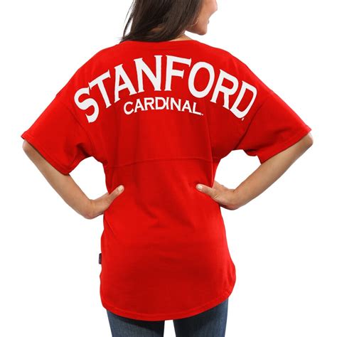 Stanford Cardinal Women's Cardinal Spirit Jersey Oversized T-Shirt