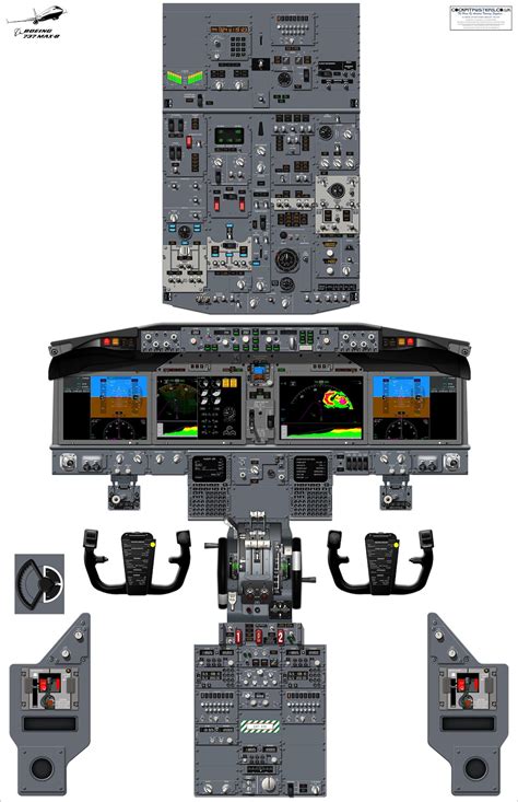 Boeing 737 MAX 8 Cockpit Poster - Etsy