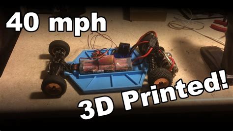 40 mph 3D Printed RC Car Chassis - YouTube