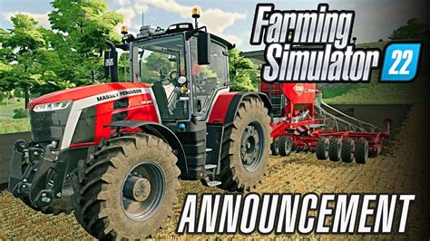 FARMING SIMULATOR 22 | ANNOUNCEMENT - YouTube