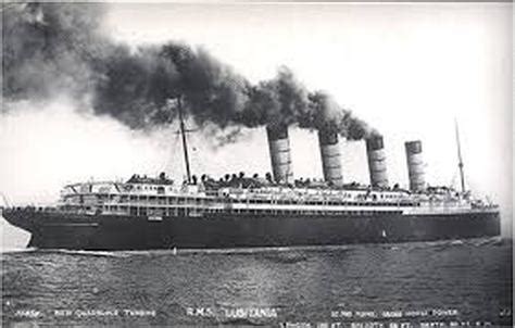 Sinking of the Lusitania - USA WW1