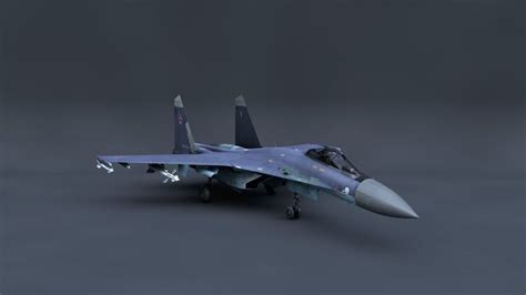 Sukhoi Su-27 3D asset | CGTrader